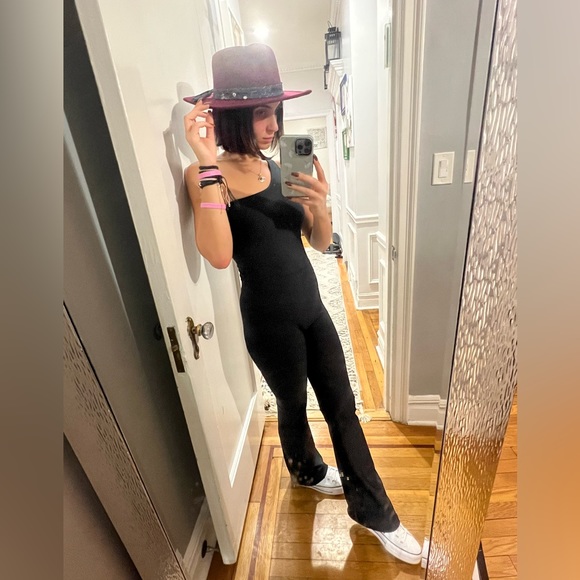 Johnny was burgundy Celestin scarf felt hat boho chic - Picture 2 of 4